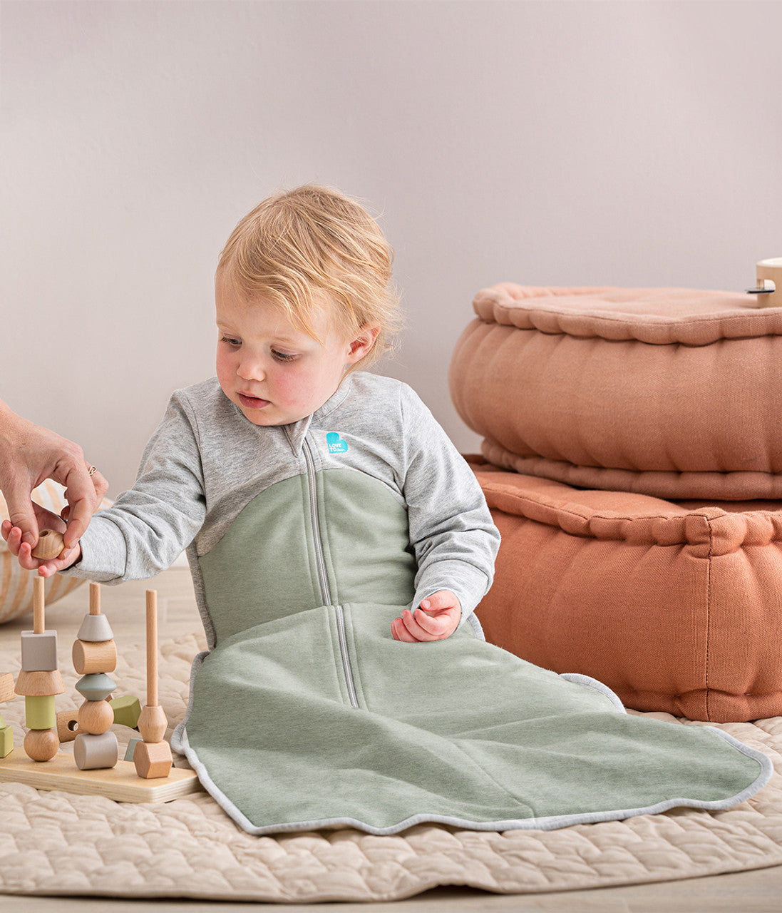 LONG SLEEVE SLEEP BAG - ORGANIC - 1.0 TOG