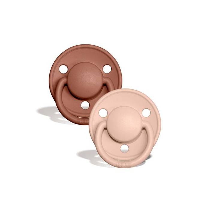 Bibs 'De Lux' Dummies Twin Pack Size 1