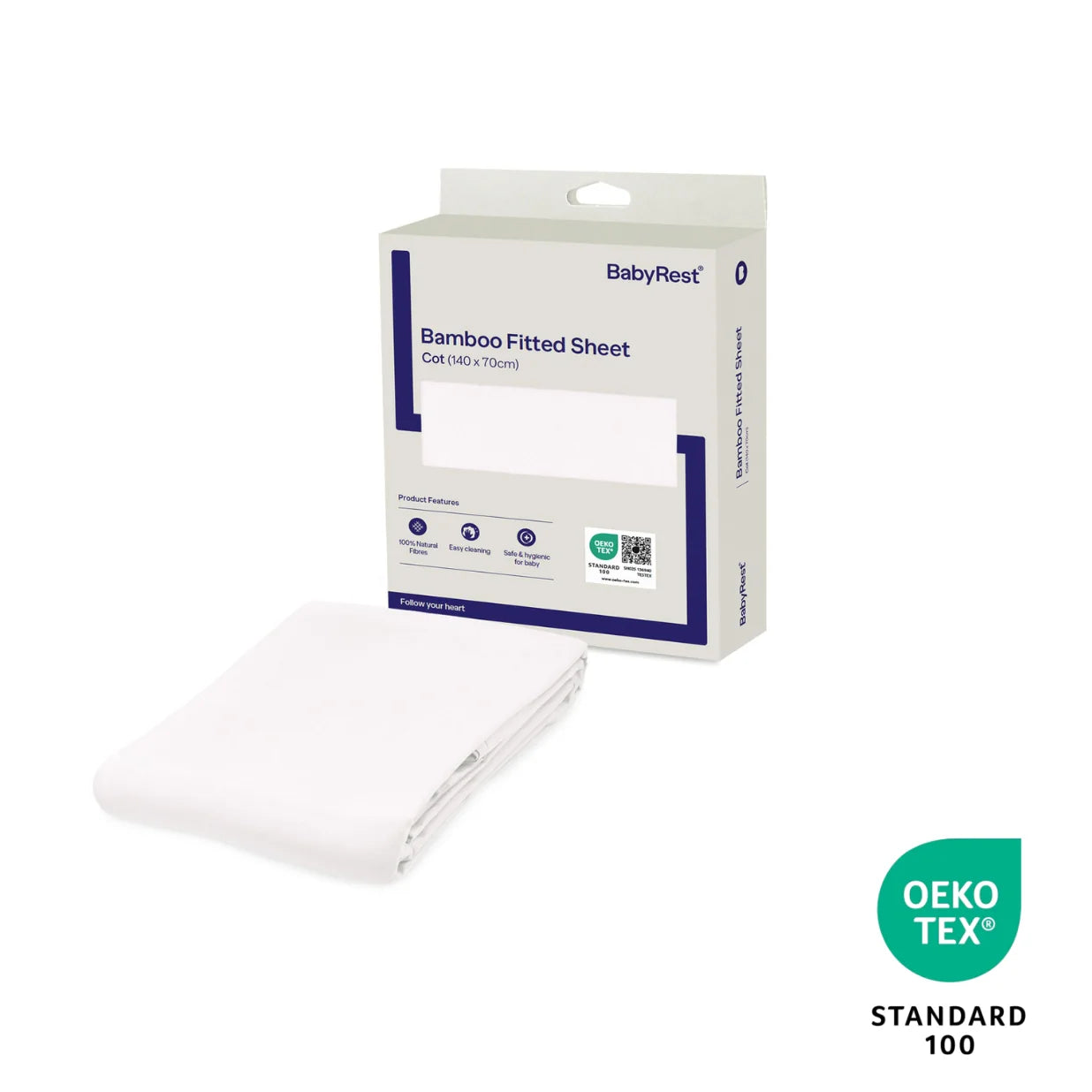 BABYREST BAMBOO FITTED SHEET