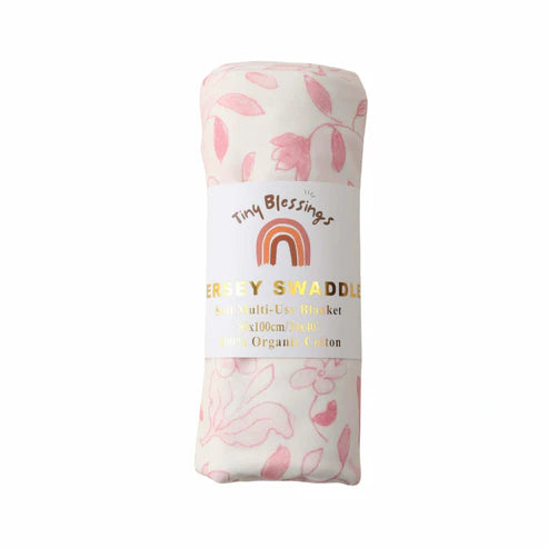TINY BLESSINGS JERSEY SWADDLE