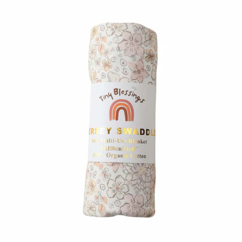TINY BLESSINGS JERSEY SWADDLE