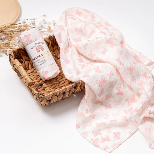 TINY BLESSINGS MUSLIN WRAP