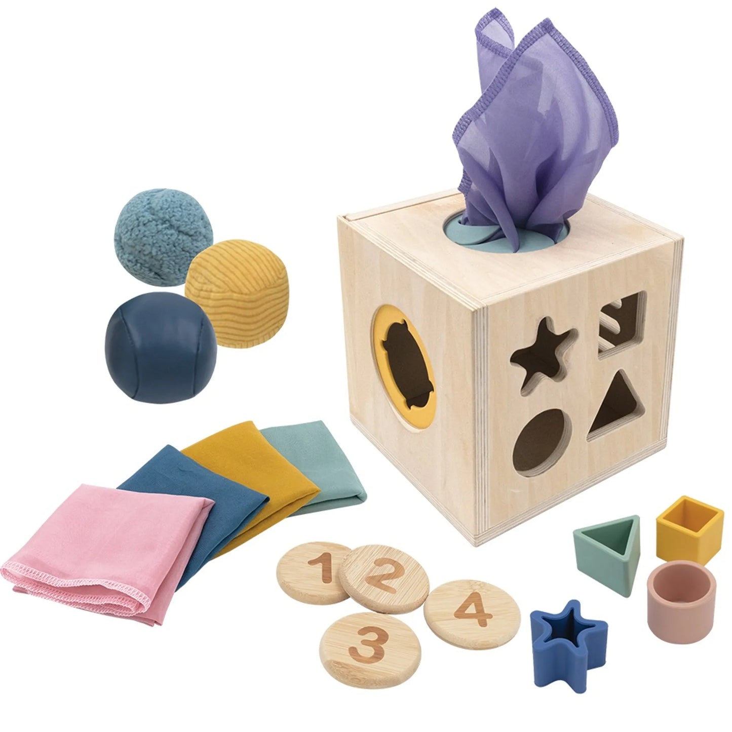 4-IN-1 SENSORY LEARNING CUBE