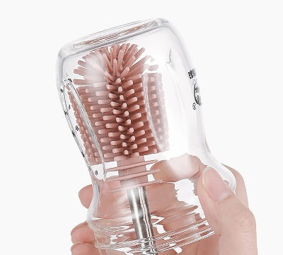 HAAKAA SILICONE DOUBLE ENDED BOTTLE BRUSH