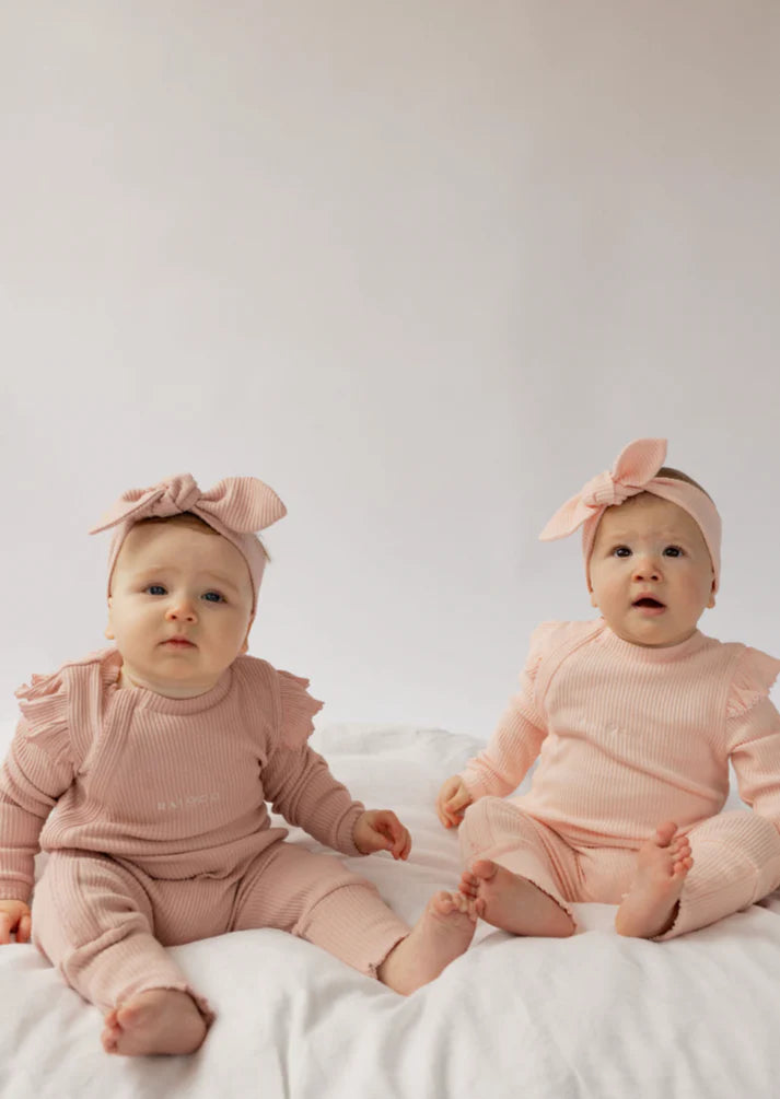 RAI & CO FRILL RIBBED ONESIE