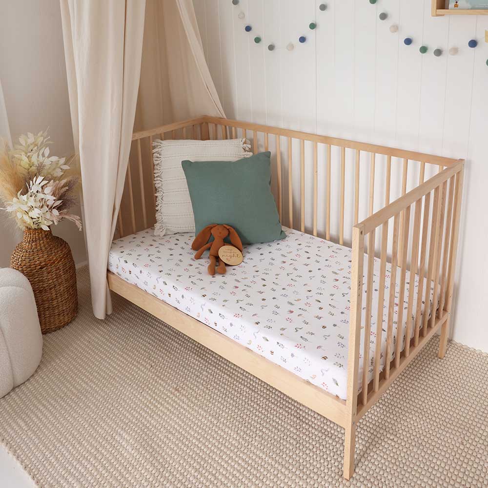 SNUGGLE HUNNY - FITTED COT SHEET