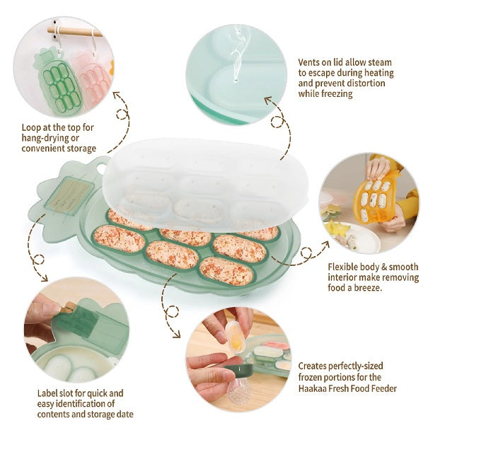 HAAKAA SILICONE PINEAPPLE NIBBLE TRAY