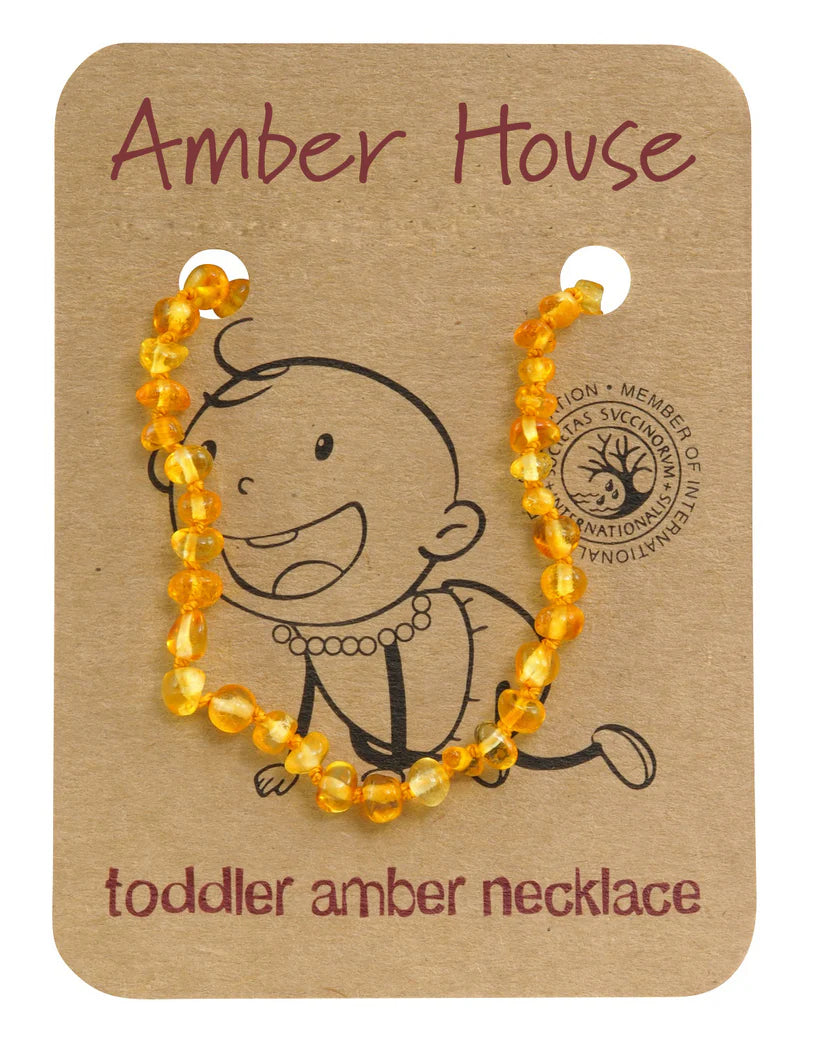 Slobber Toddler Amber Necklace