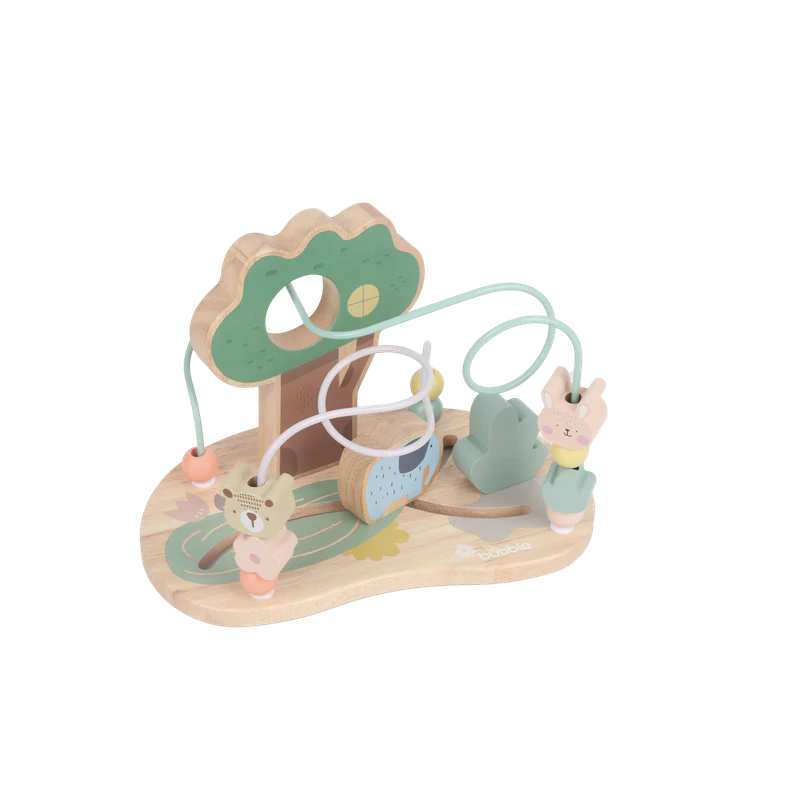 BUBBLE WOODEN BEAD MAZE