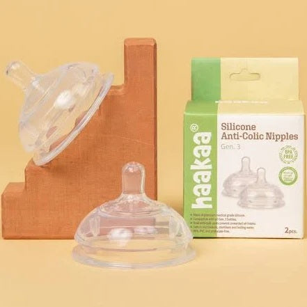 HAAKAA GEN 3 ANTI-COLIC NIPPLE - 2 PK