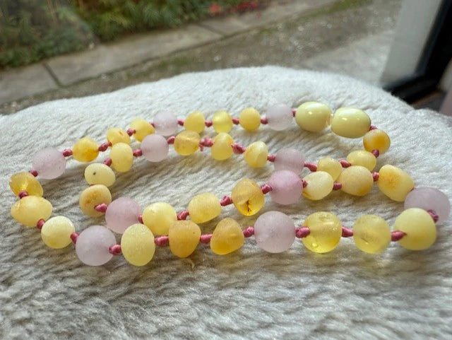 Slobber Toddler Amber Necklace