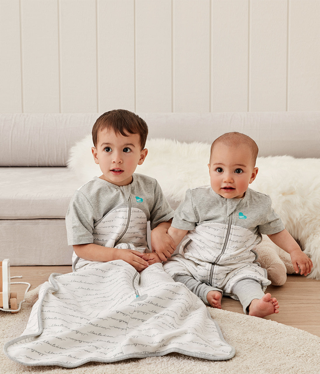 SHORT SLEEVE SLEEP BAG - ORGANIC - 1.0 TOG