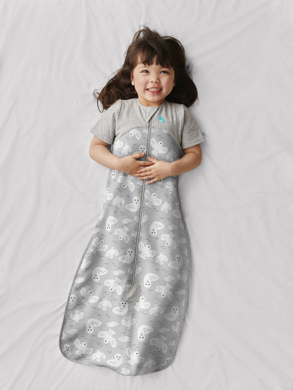 SHORT SLEEVE SLEEP BAG - ORGANIC - 1.0 TOG