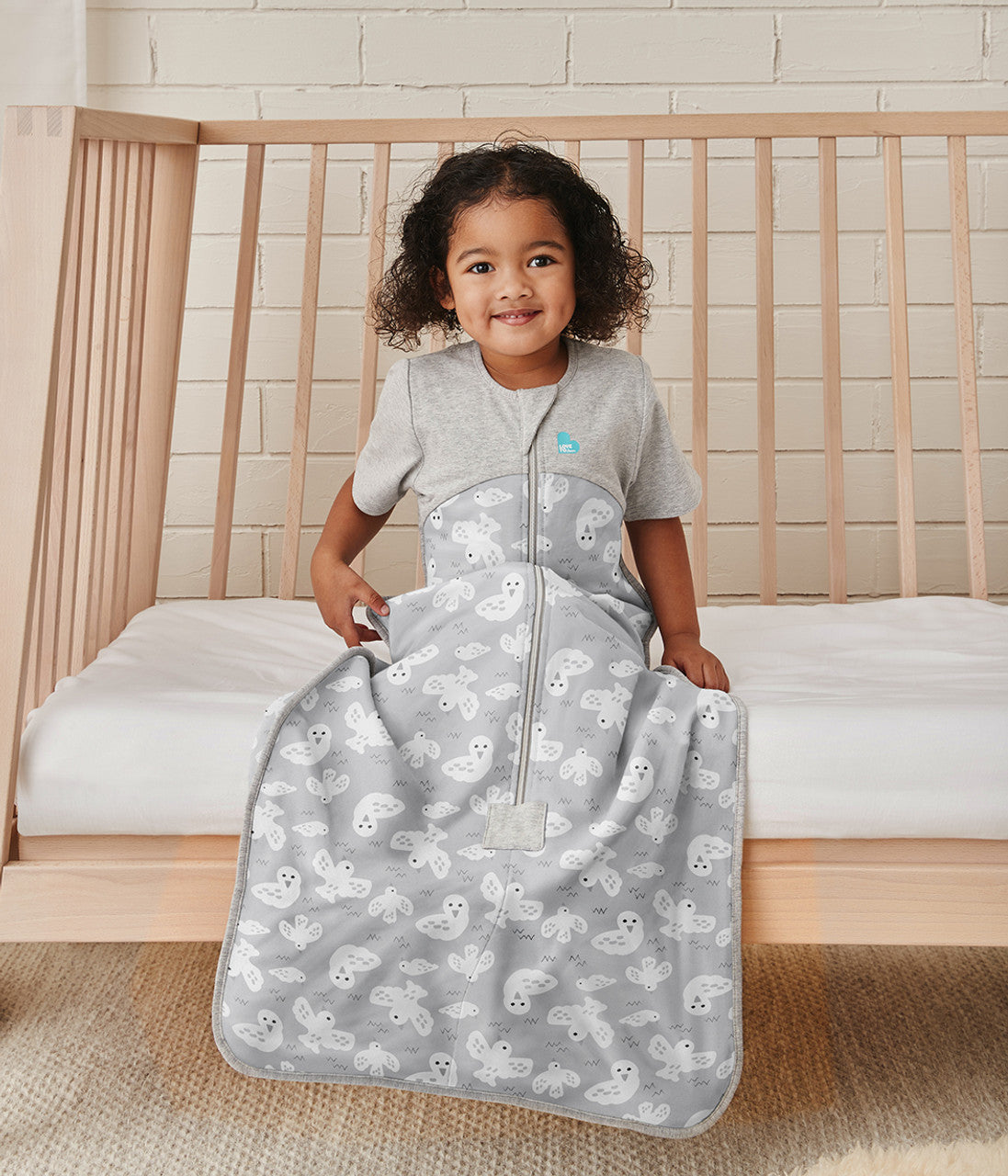 SHORT SLEEVE SLEEP BAG - ORGANIC - 1.0 TOG