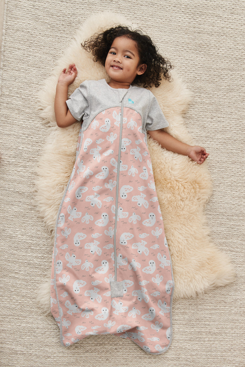 SHORT SLEEVE SLEEP BAG - ORGANIC - 1.0 TOG