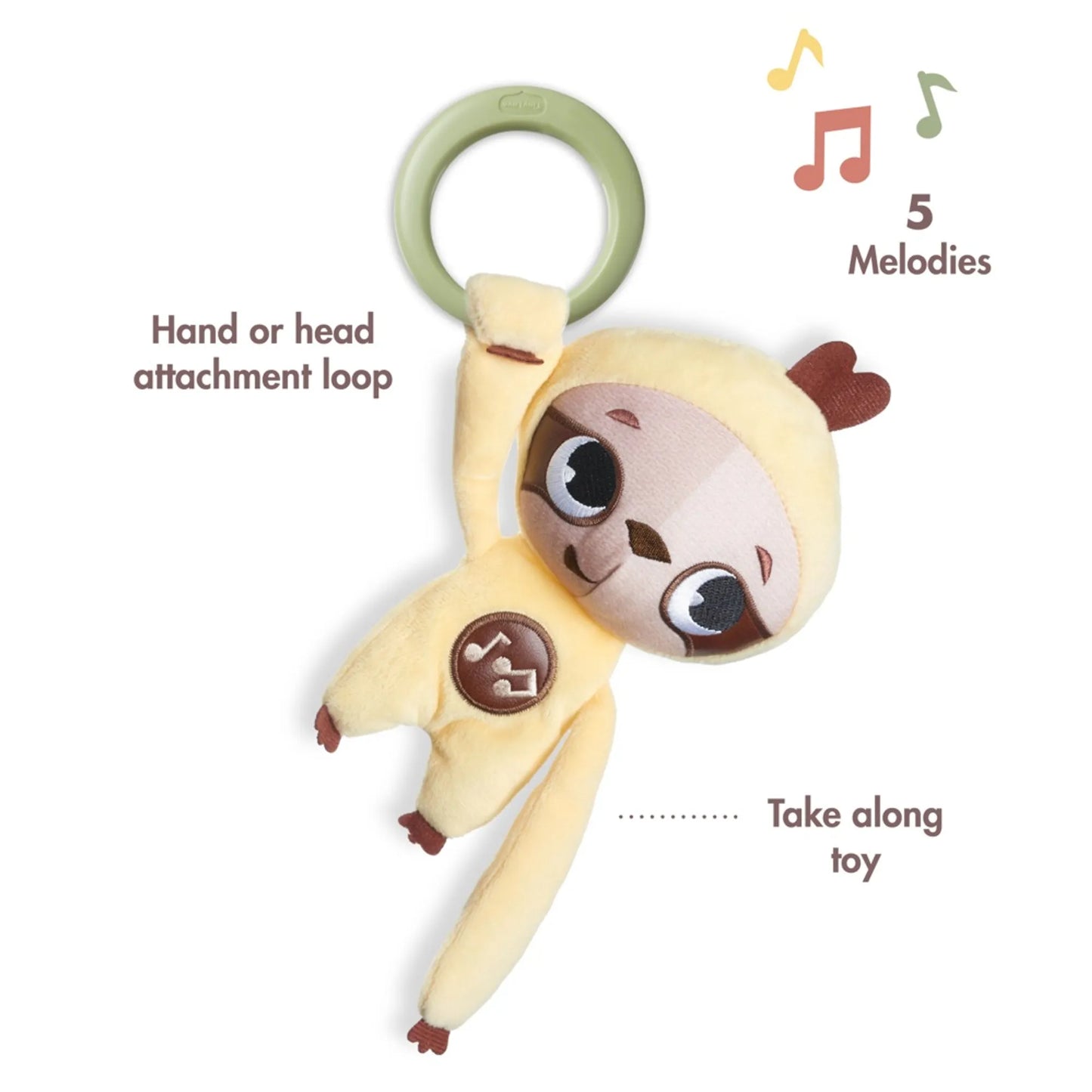 BOHO CHIC MUSICAL SLOTH