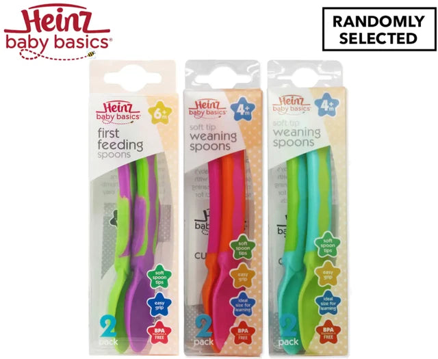 HEINZ BB 4m+ WEANING SPOONS 2PK