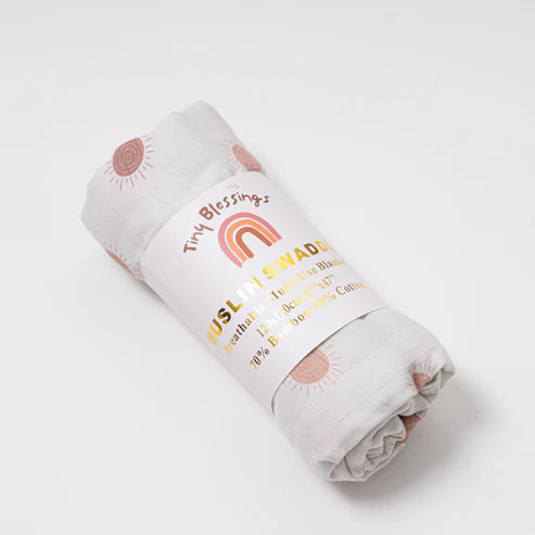 TINY BLESSINGS MUSLIN WRAP
