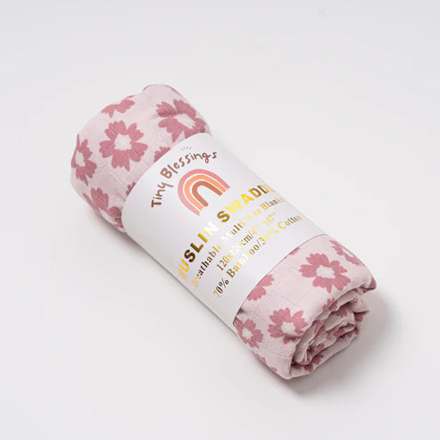 TINY BLESSINGS JERSEY SWADDLE