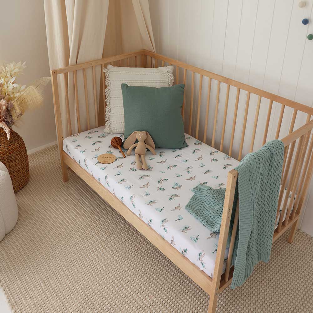 SNUGGLE HUNNY - FITTED COT SHEET