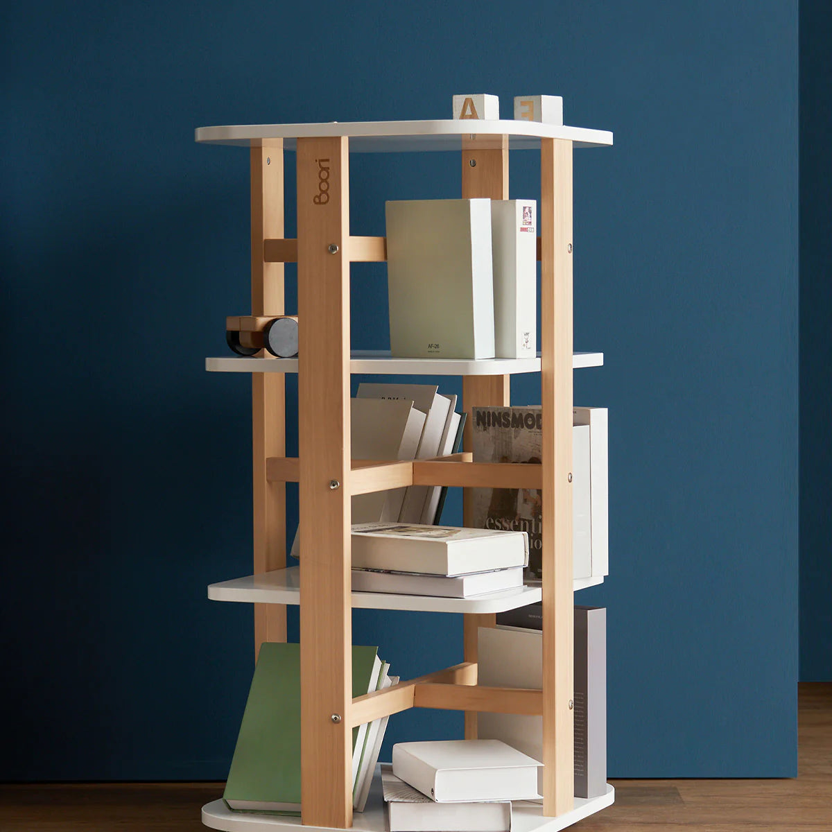 BOORI TIDY ROTATING BOOKSHELF