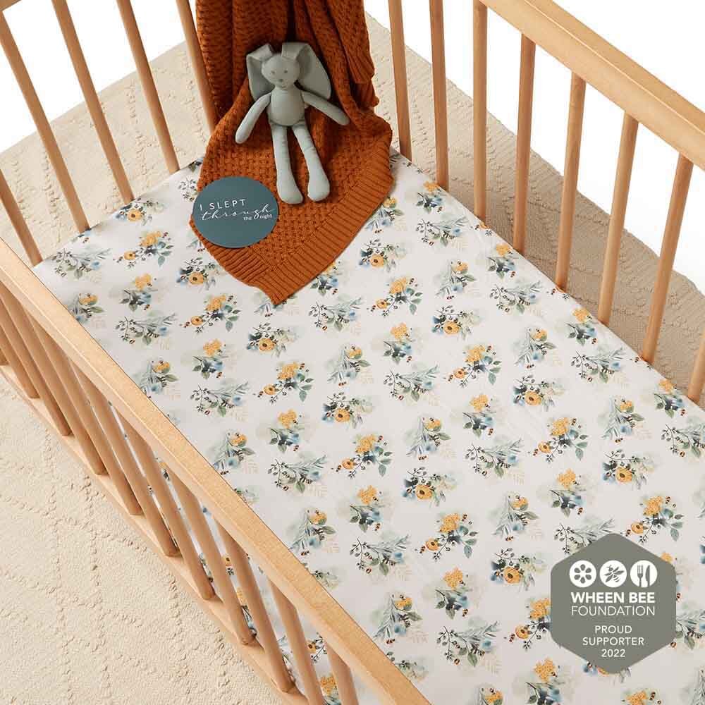 SNUGGLE HUNNY - FITTED COT SHEET