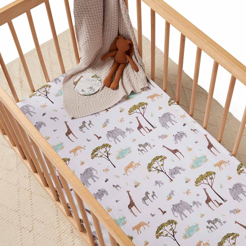 SNUGGLE HUNNY - FITTED COT SHEET
