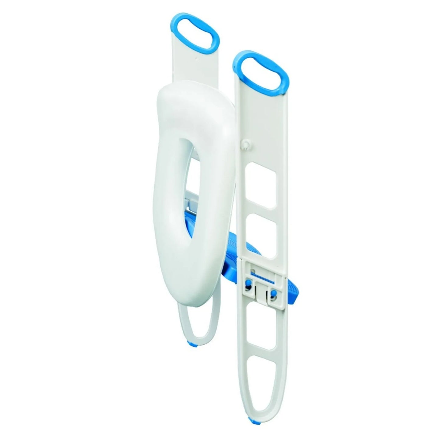 CUSHIE STEP-UP PADDED TOILET SEAT WITH STEP STOOL