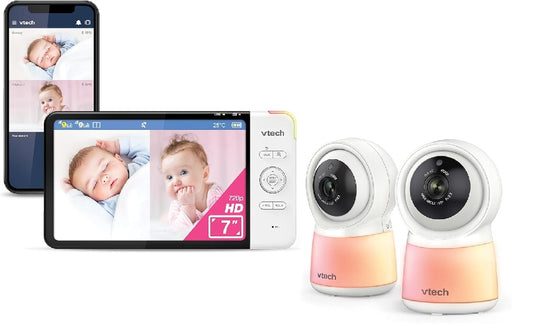 VTECH RM7754HDV2 BABY MONITOR W/ 2 CAMERAS