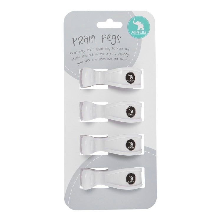 All 4 Ella Pram Pegs 4 Pack