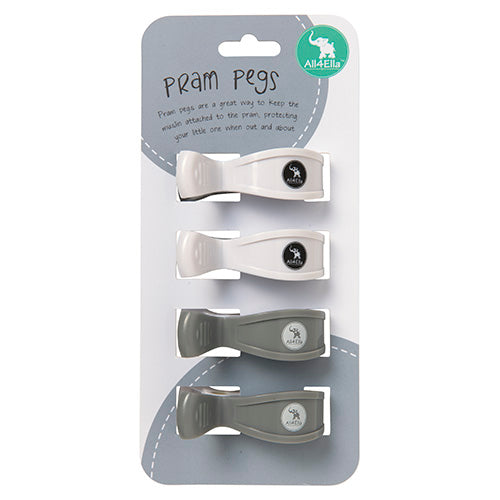 All 4 Ella Pram Pegs 4 Pack