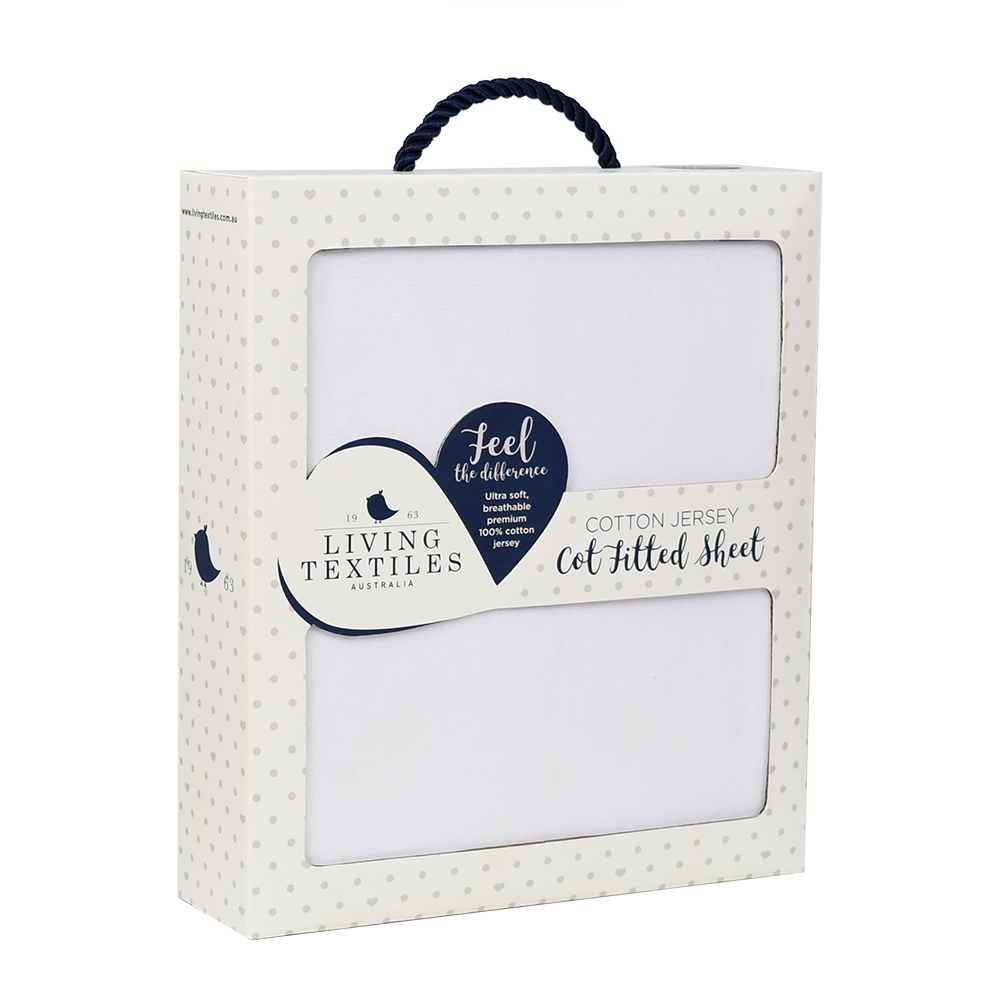 JERSEY COT FITTED SHEET