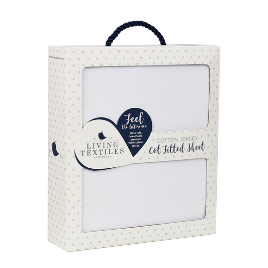 JERSEY COT FITTED SHEET