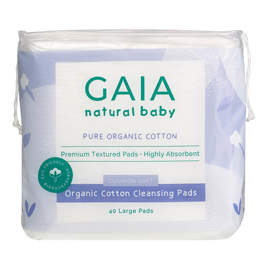 GAIA ORGANIC COTTON PADS 40 Pack