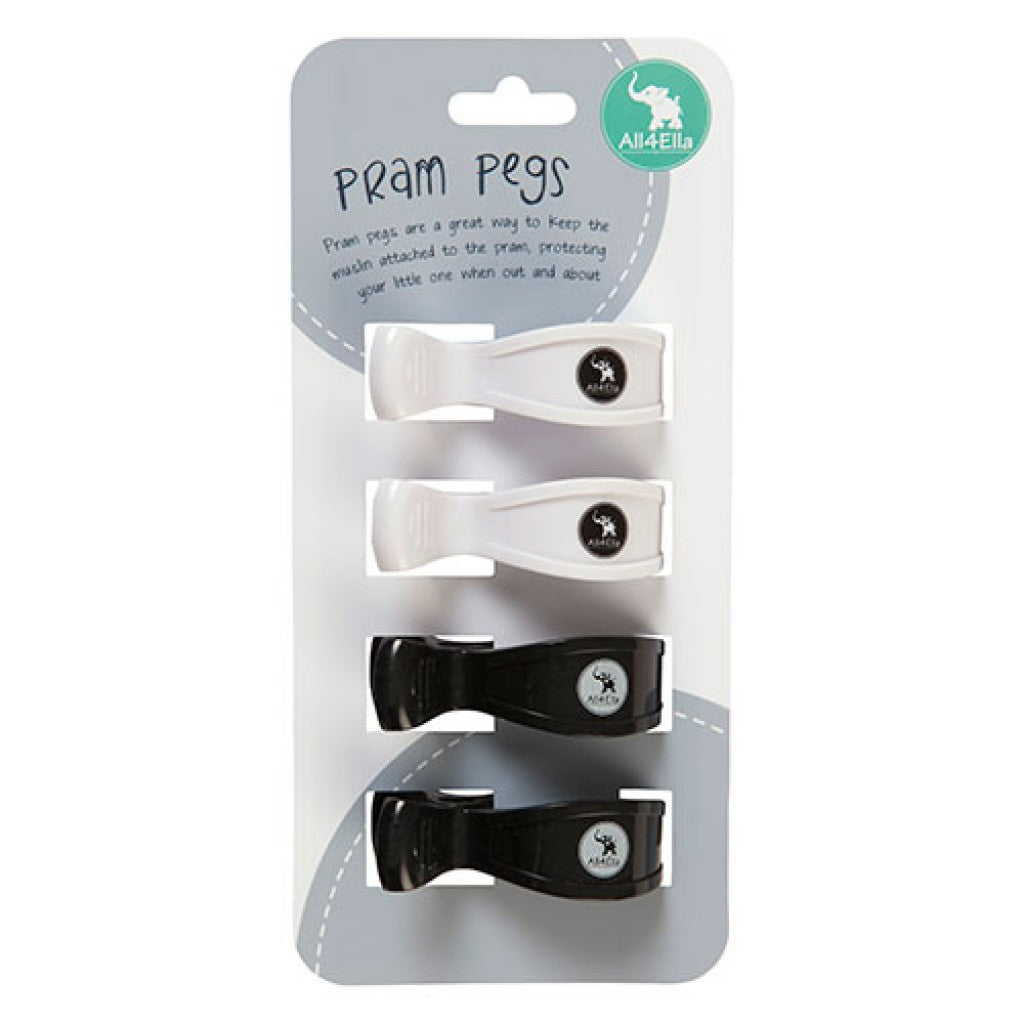 All 4 Ella Pram Pegs 4 Pack