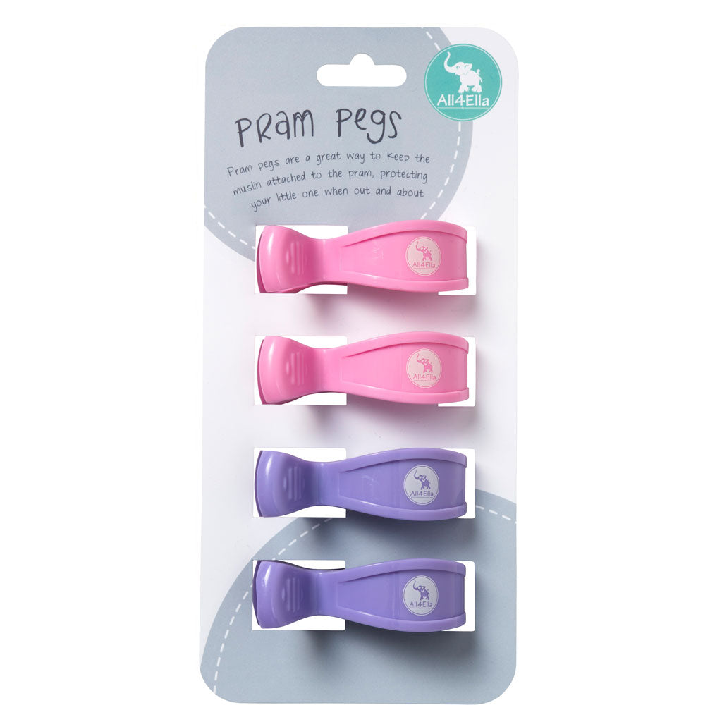 All 4 Ella Pram Pegs 4 Pack