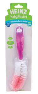 HEINZ BABY BASICS BOTTLE and TEAT BRUSH