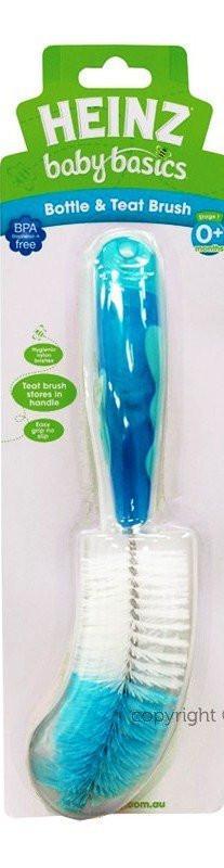HEINZ BABY BASICS BOTTLE and TEAT BRUSH