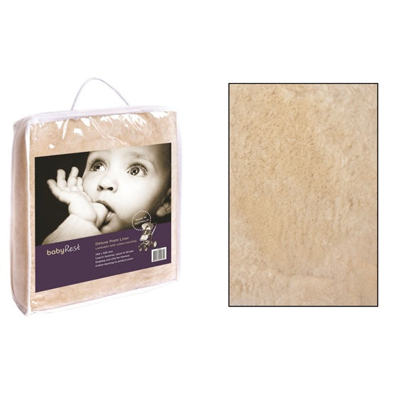 DELUXE PURE LAMBSKIN PRAM LINER