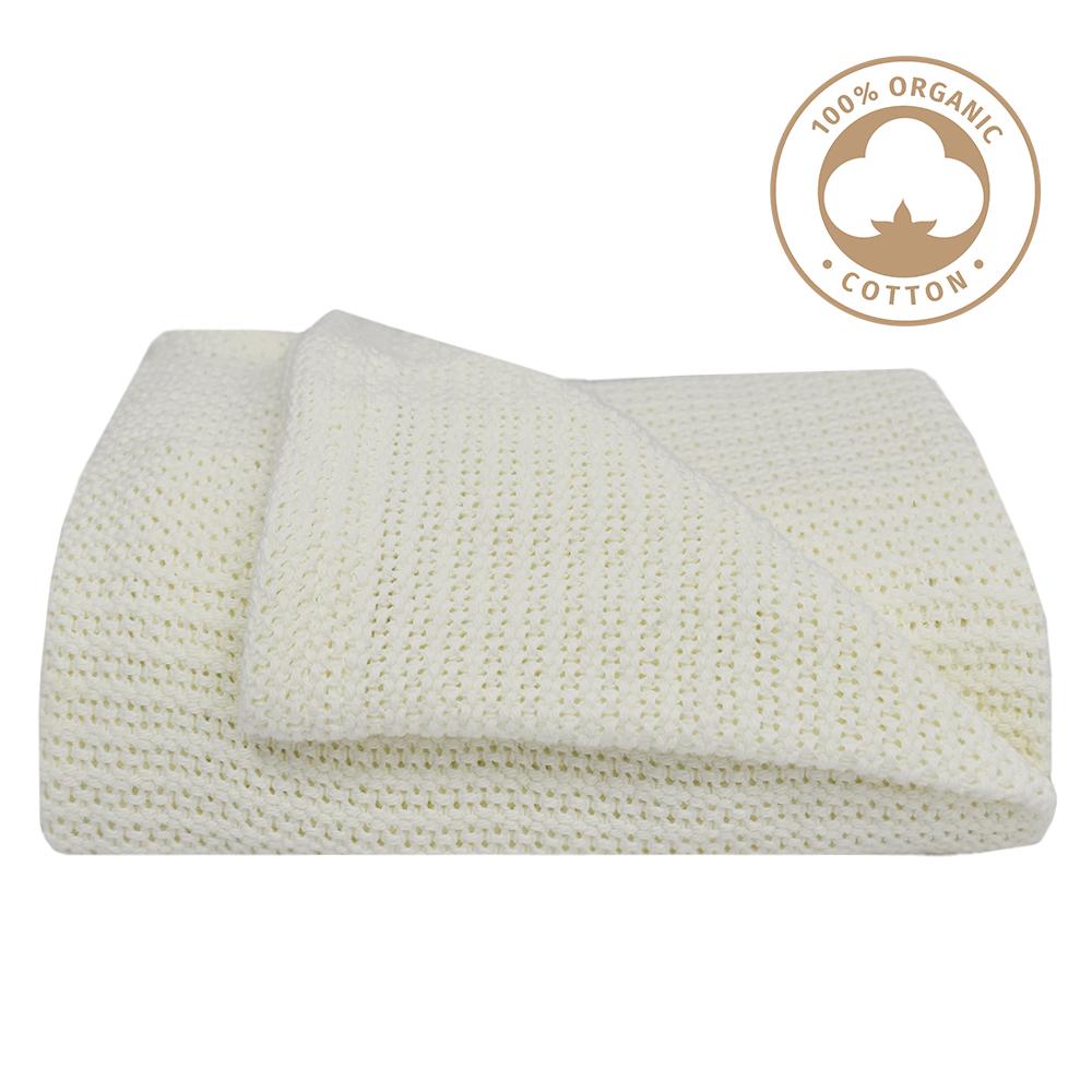 Organic Bassinet/Cradle Cell Blanket