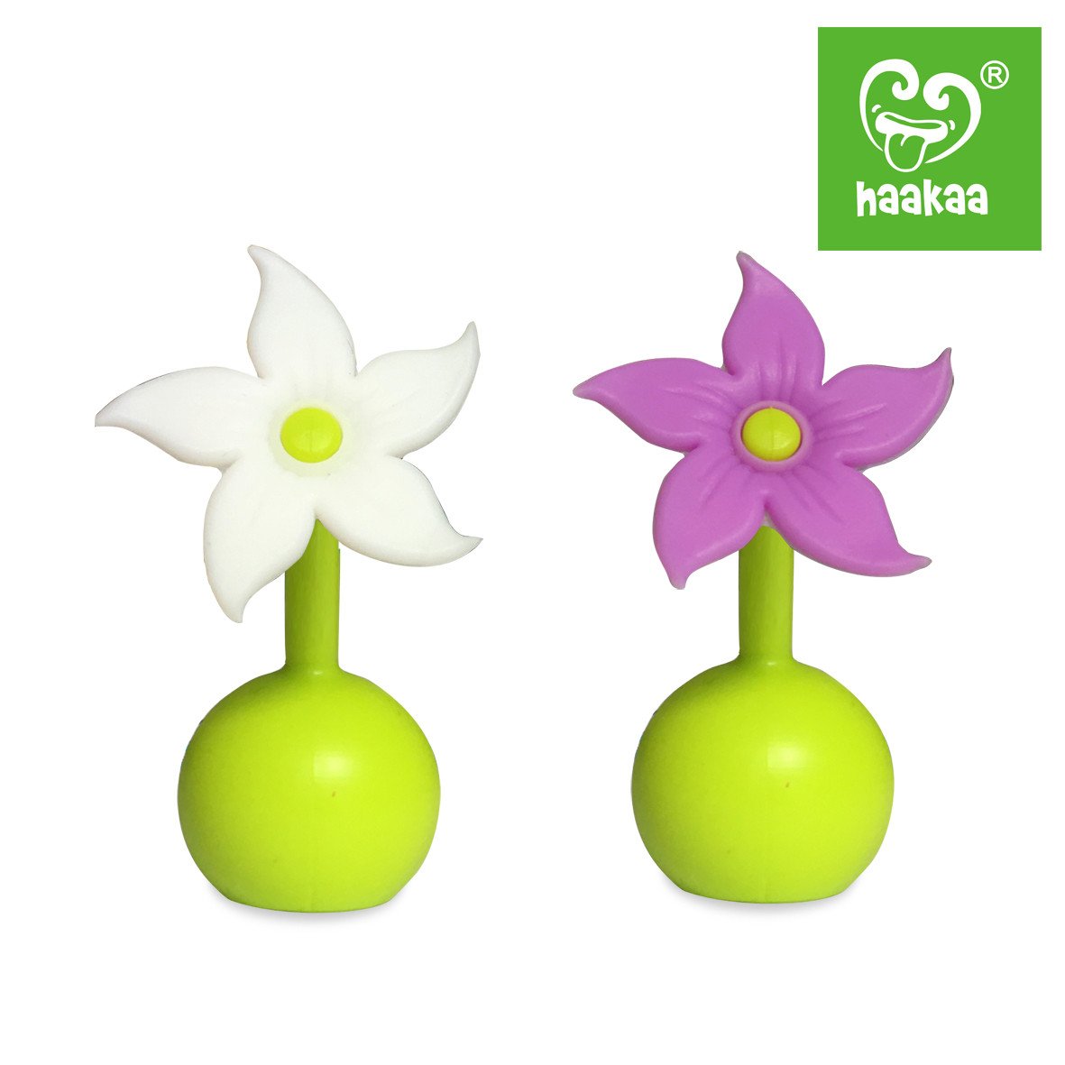 HAAKA SILCONE BREAST PUMP FLOWER STOPPER