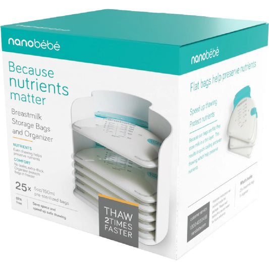 NANOBEBE MILK BREASTMILK STORAGE BAGS