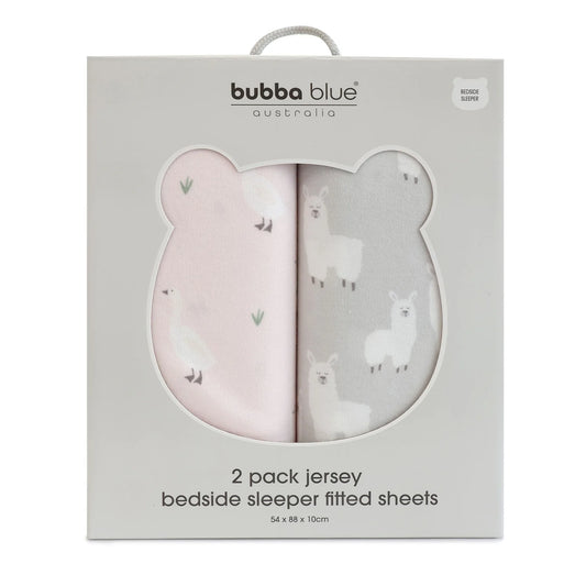 BUBBA BLUE PROVINCIAL CO-SLEEPER SHEET 2PK