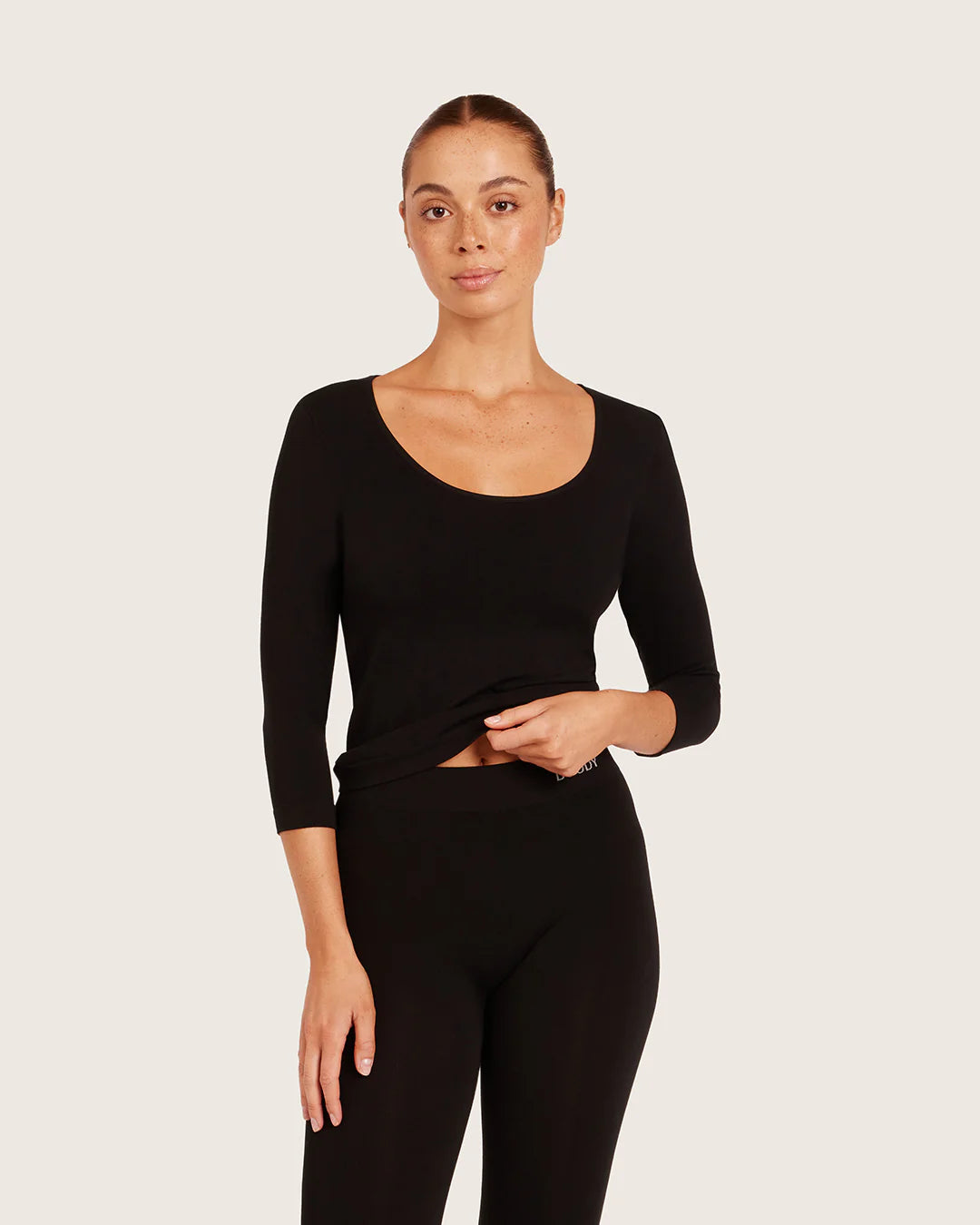 BOODY 3/4 SLEEVE TOP