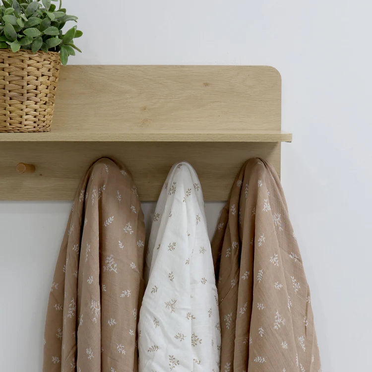 BUBBA BLUE ORGANIC 3PK MUSLIN WRAPS