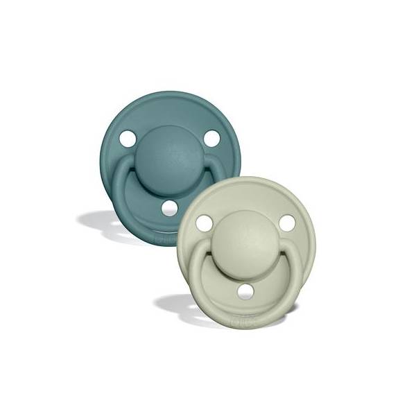 Bibs 'De Lux' Dummies Twin Pack Size 1