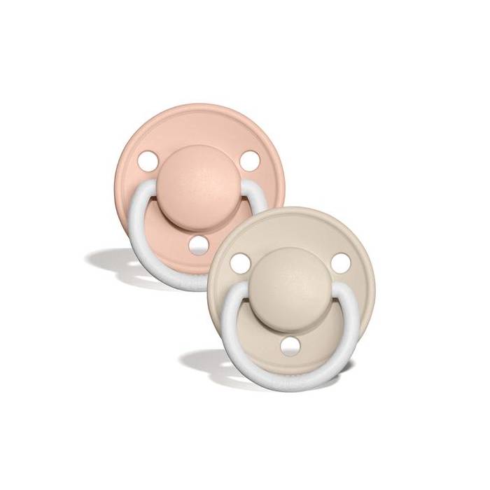 Bibs 'De Lux' Dummies Twin Pack Size 1