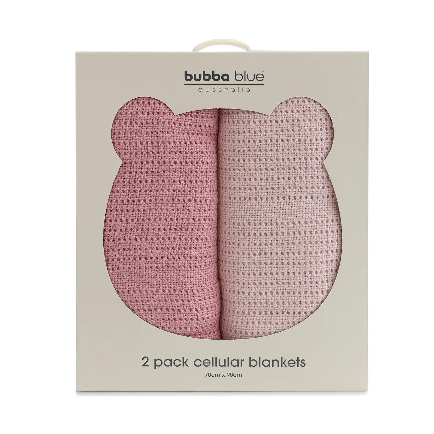 BUBBA BLUE NORDIC CELLULAR BLANKET 2PK