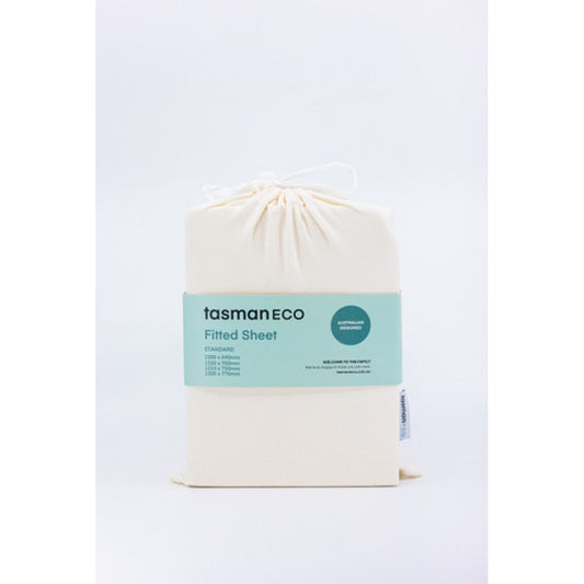 TASMAN COMPACT COT FITTED SHEET