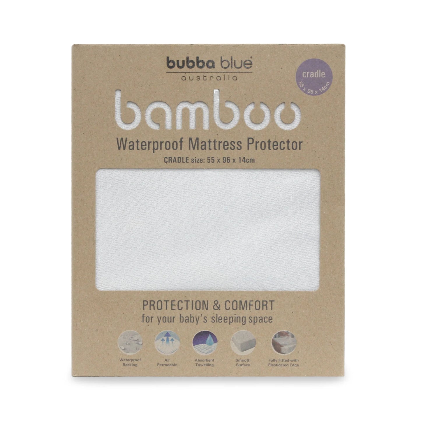 Bamboo Cradle Waterproof Mattress Protector